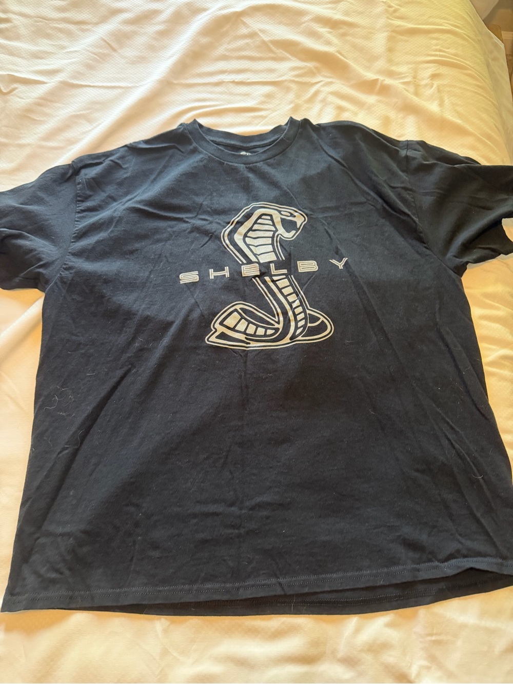 Shelby Men’s Black Cobra Logo T-Shirt